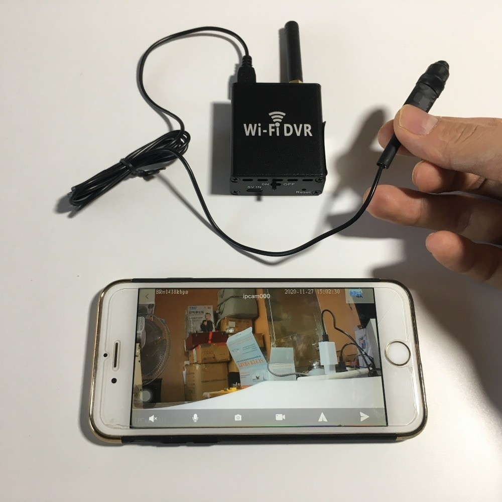 WiFi spionmodul P2P Live overvågning - pinhole kamera