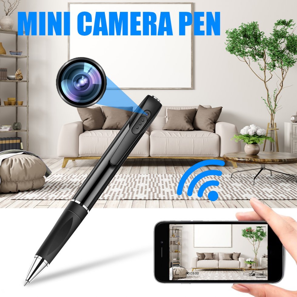 Spion kamera pen FULL HD WiFi (P2P)