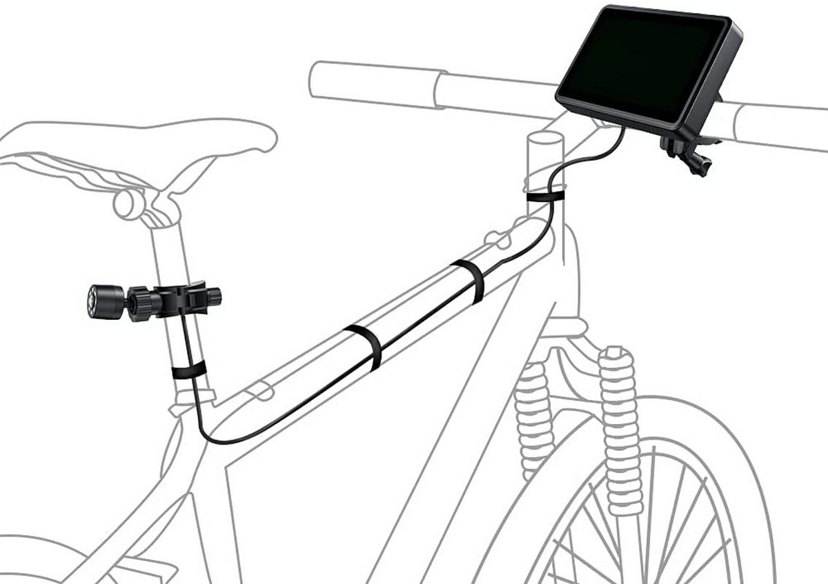 cykelkameraer og monitormontering