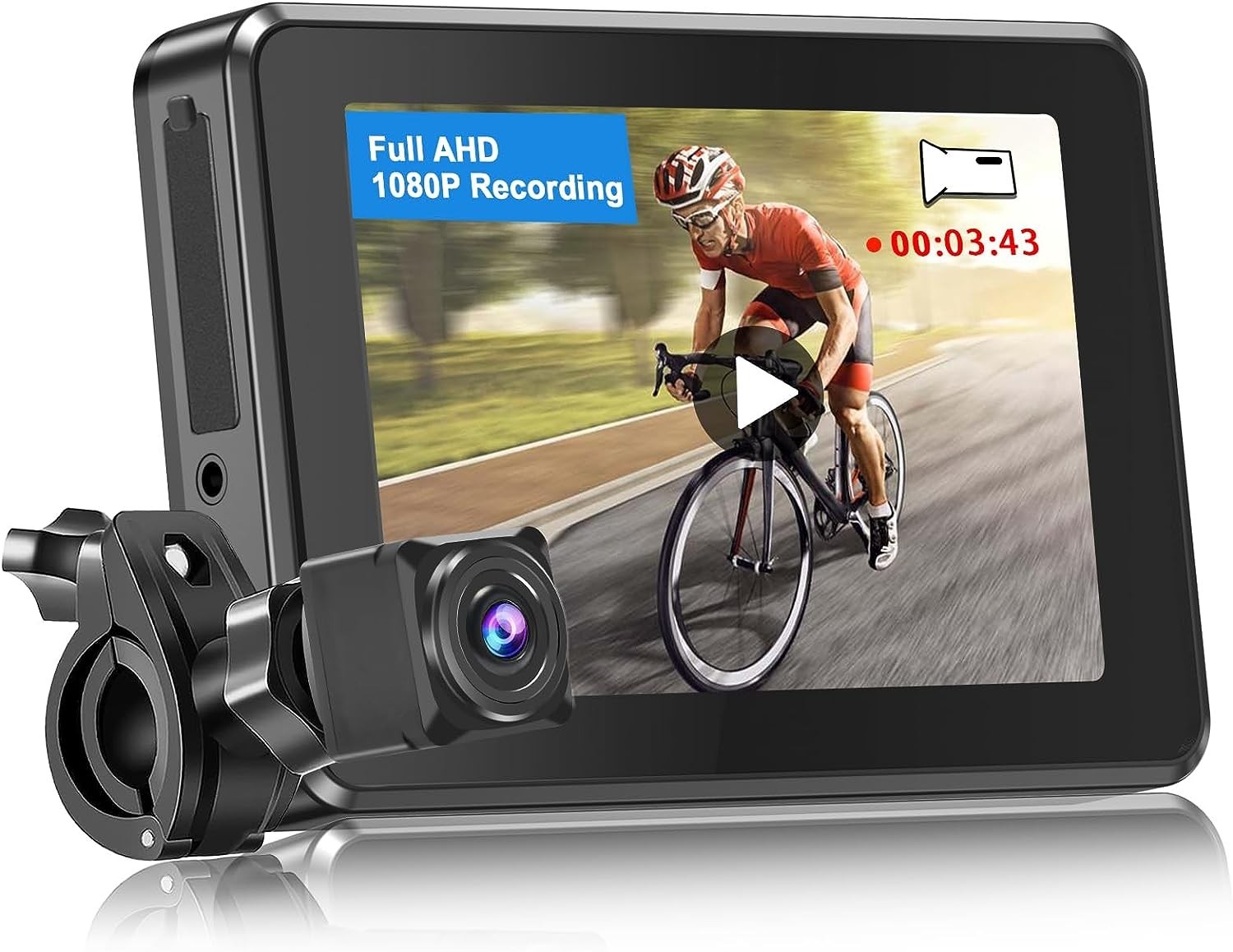 kamera med optagelse - til motorcykel eller cykel