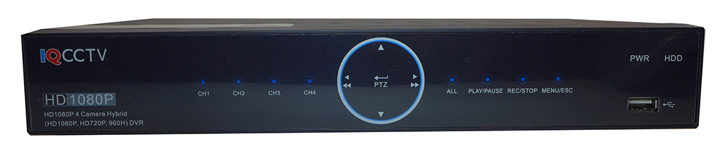 IQ CCTV DVR 4 indgang