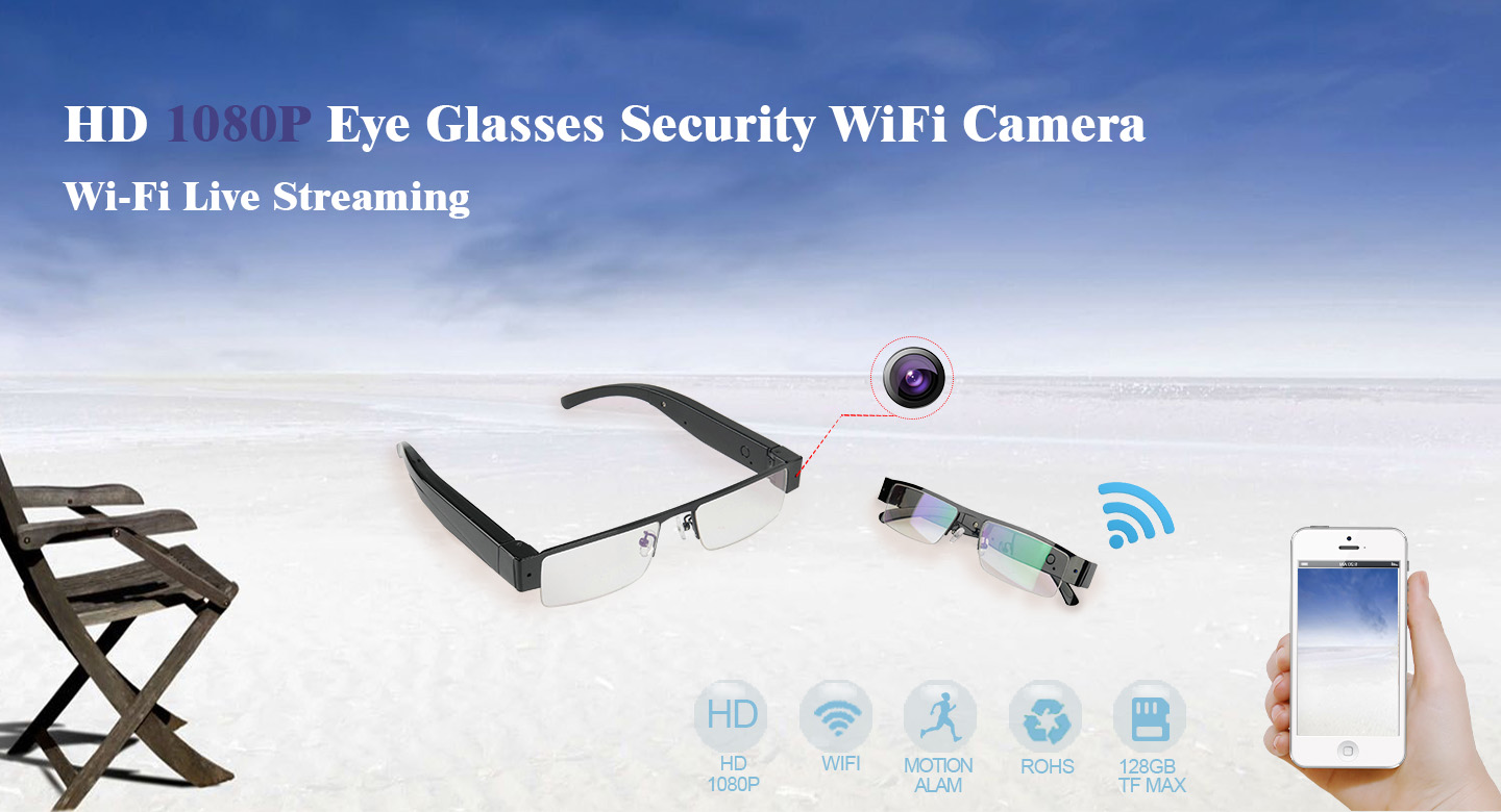 elegante briller med wifi og P2P-understøttelse