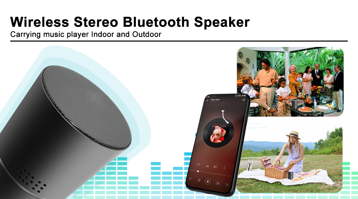 bluetooth højtaler med indbygget kamera