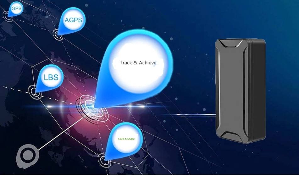 GPS locator triple positioning GPS + LBS + WiFi