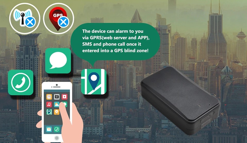 gps tracker alarm blind zone