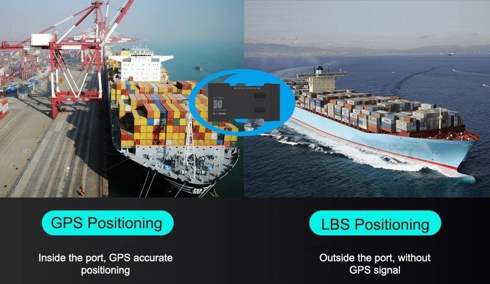 GPS Container Locator og LBS Positionering