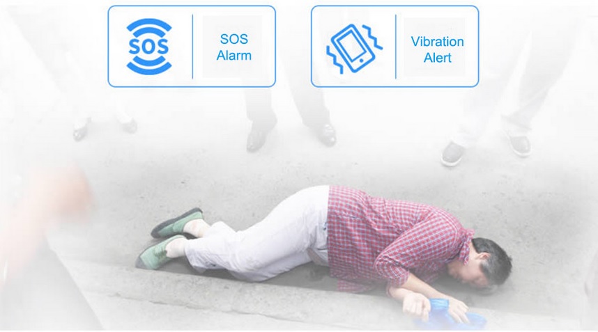 Qbit vibration og SOS alarm