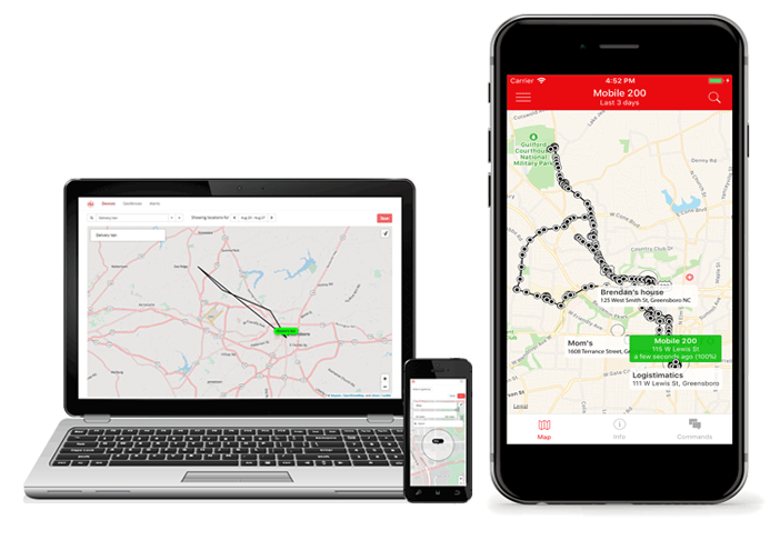 Qbit tracker ved hjælp af pc eller mobiltelefon