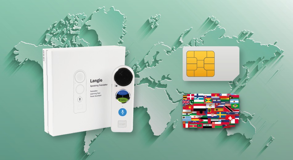 stemmeoversætter LANGIE S2 160 lande 3G SIM