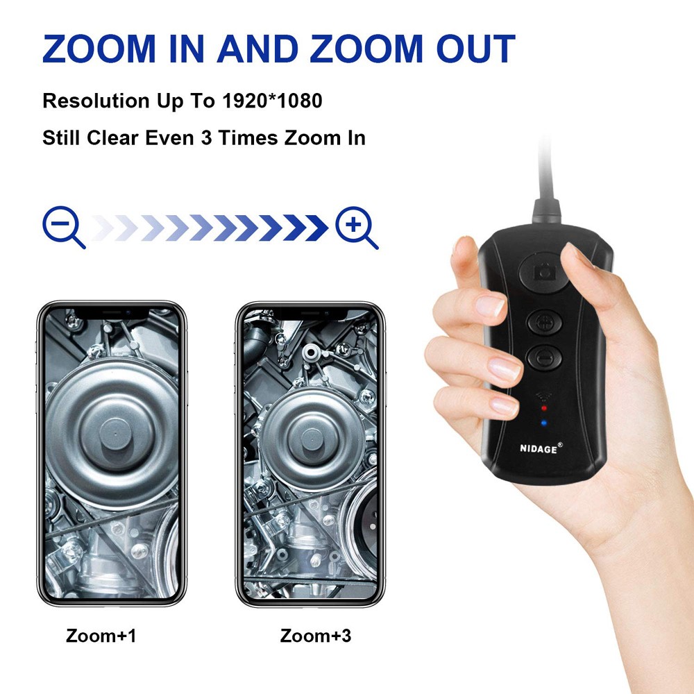 inspektionskamera til mobiltelefon + zoom