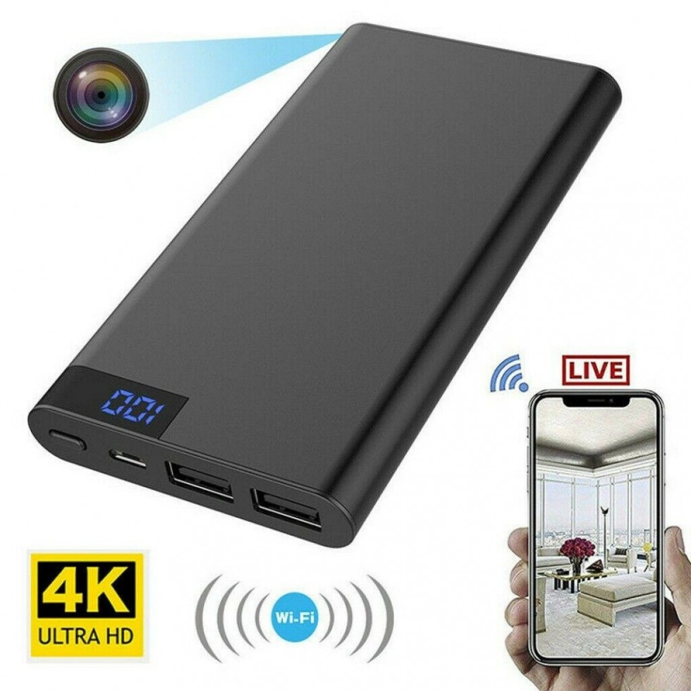 4k kamera i powerbank