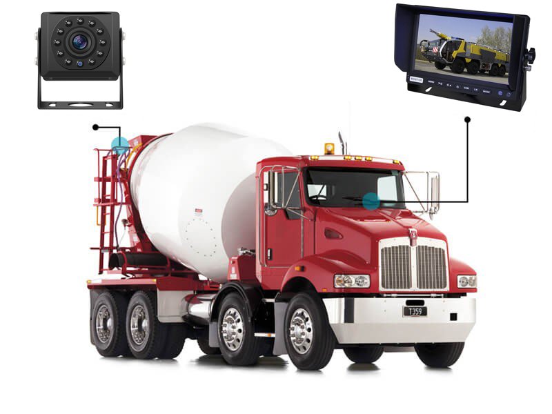 parkeringskamera system til lastbiler kamera med monitor