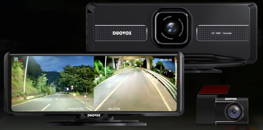 duovox v9 videokamera til bil