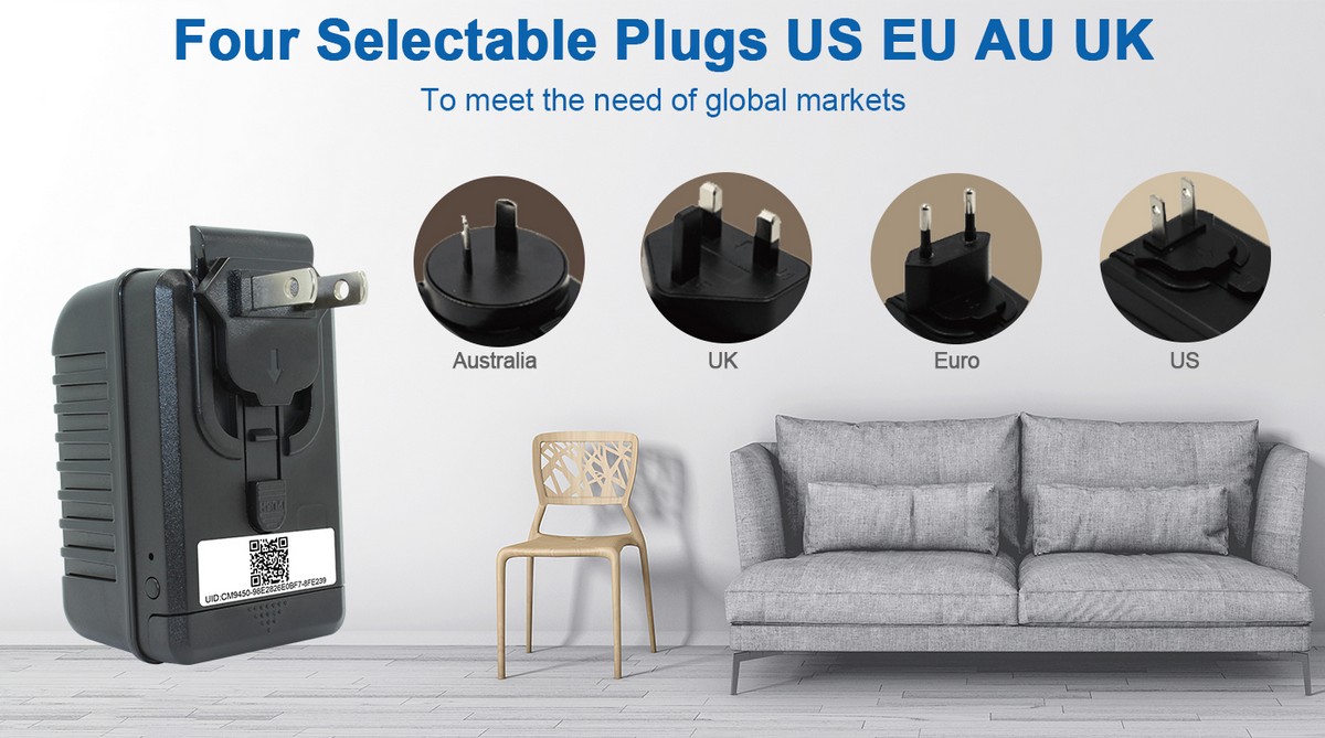 usb adapter med kamera - US EU AU UK