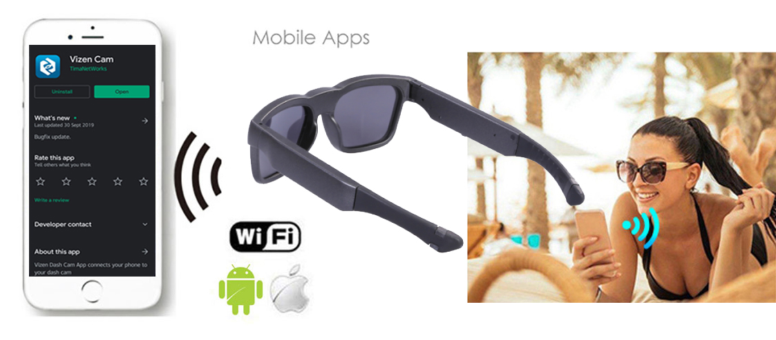 live stream wifi briller - spion solbriller