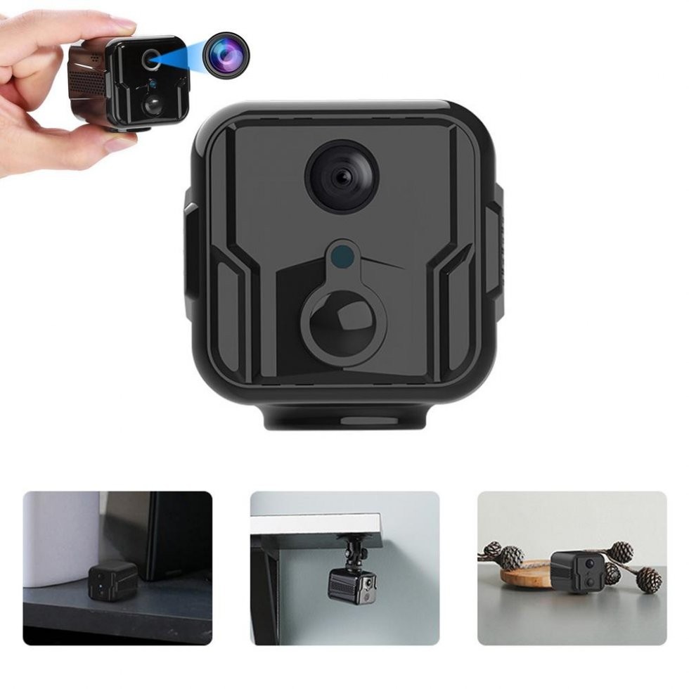 Mini IP kamera med ledholder