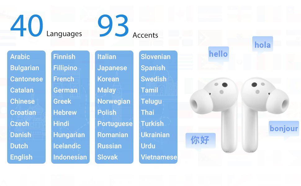 oversættelse op til 40 sprog ONLINE - timekettle m3